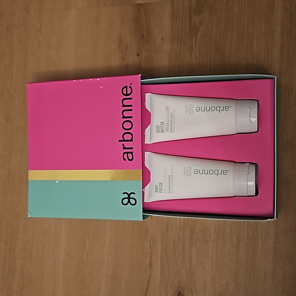 Arbonne Bodycare Body Polish & Body Butter Duo Winter Citrus